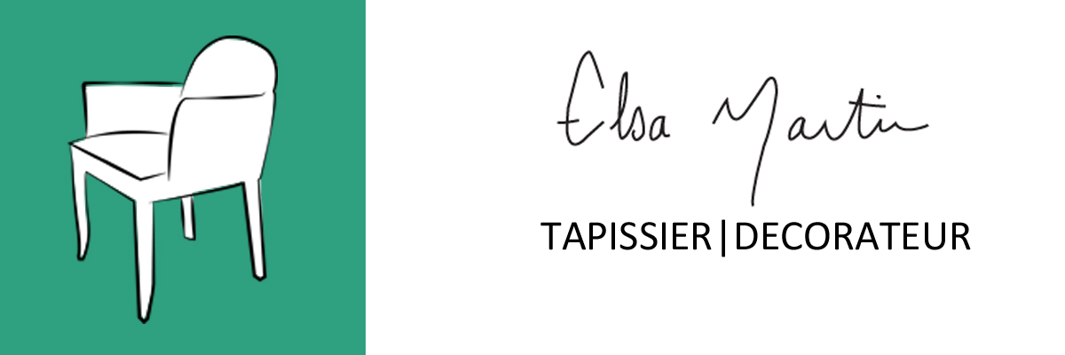 ceci est le logo d'Elsa Martin Tapissie-décorateur